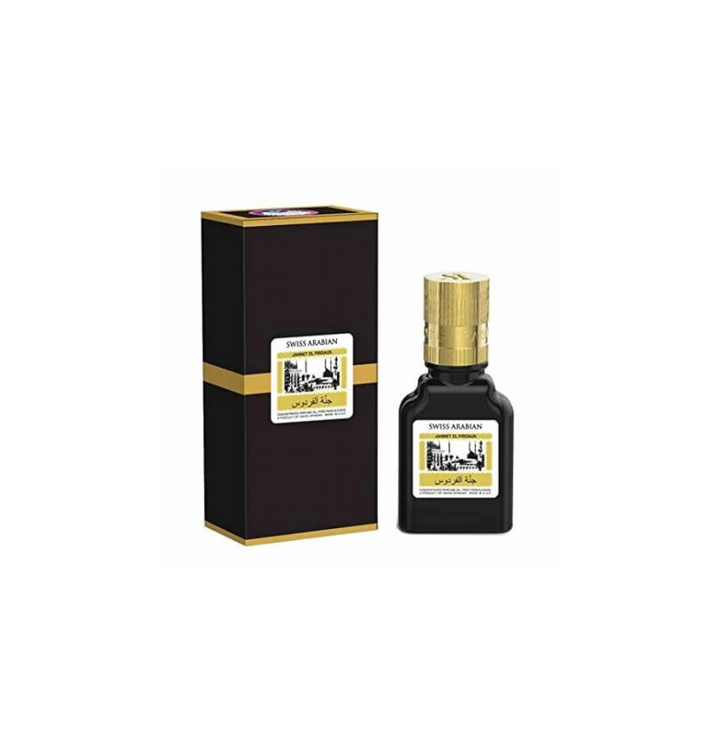 Swiss Arabian Black Jannet ul Firdaus Concentrated Perfume Oil 9ml For Men & Women