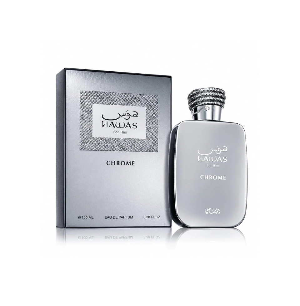 Decant/Sample Of Rasasi Hawas Chrome Eau De Parfum 10ml For Man