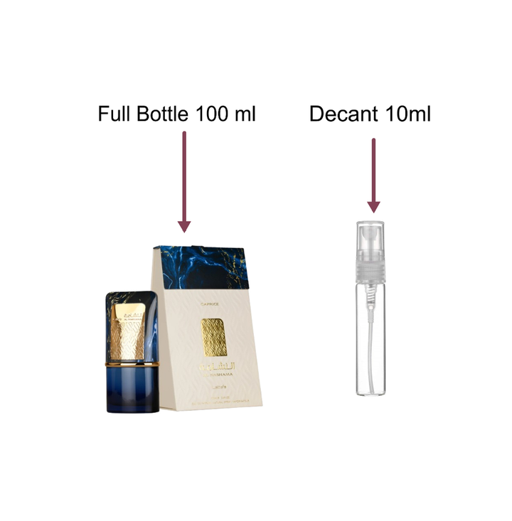 Decant/Sample Of Lattafa Al Nashama Caprice Eau De Parfum 10ml For Men & Women