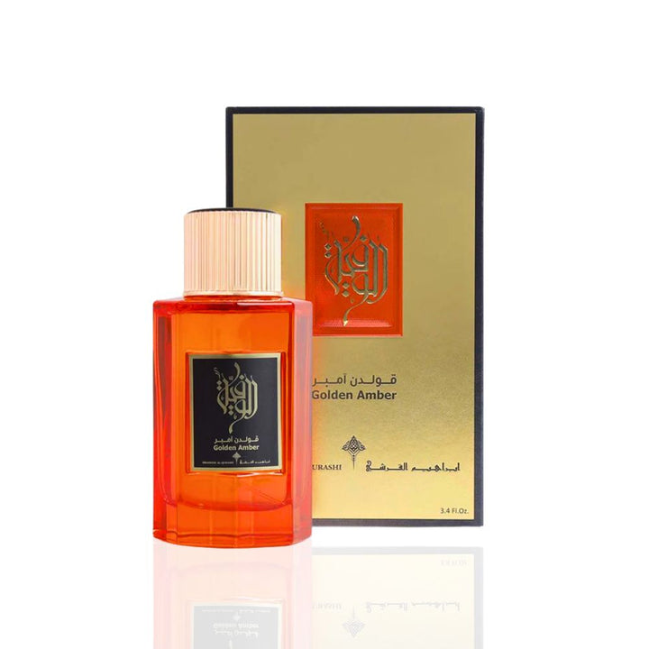 Ibraheem Al Qurashi Golden Amber Eau De Parfum 100ml For Men & Women