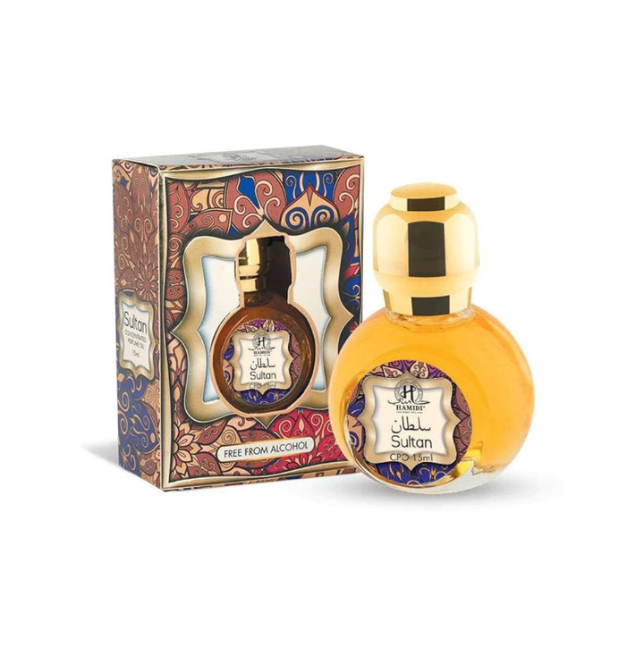 Hamidi Sultan CPO Concentrated Perfume Oil ( Attar ) 15ml For Men & Women