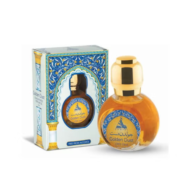 Hamidi Golden Dust Concentrated Perfume Oil ( Attar ) 15ml For Men & Women