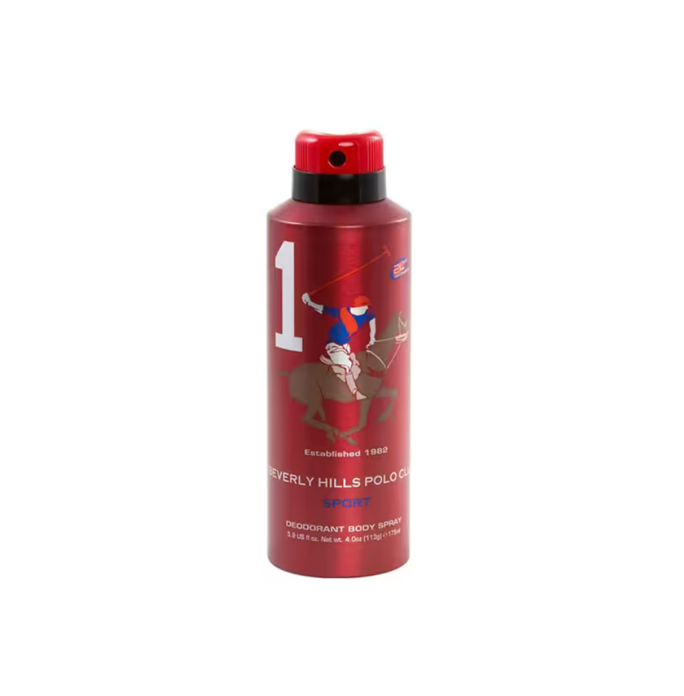 Beverly Hill Polo Club Sport No. 1 Deodorant Body Spray 175ml For Men & Women