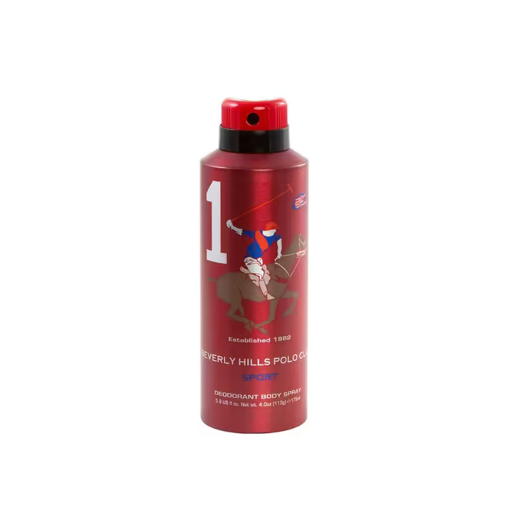 Beverly Hill Polo Club Sport No. 1 Deodorant Body Spray 175ml For Men & Women