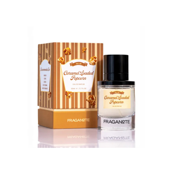 Fraganote NO 28 Caramel Loaded Popcorn Eau De Parfum 50ml For Men & Women