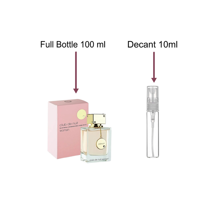 Decant/Sample Of Armaf Club De Nuit Pink Eau De Parfum 10ml For Women