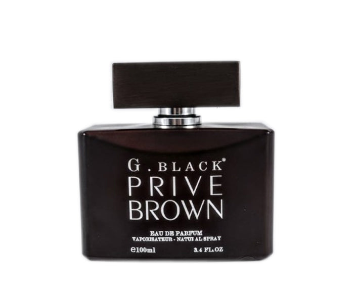 Paris Corner G Black Prive Brown Eau De Parfum 100ml For Men & Women