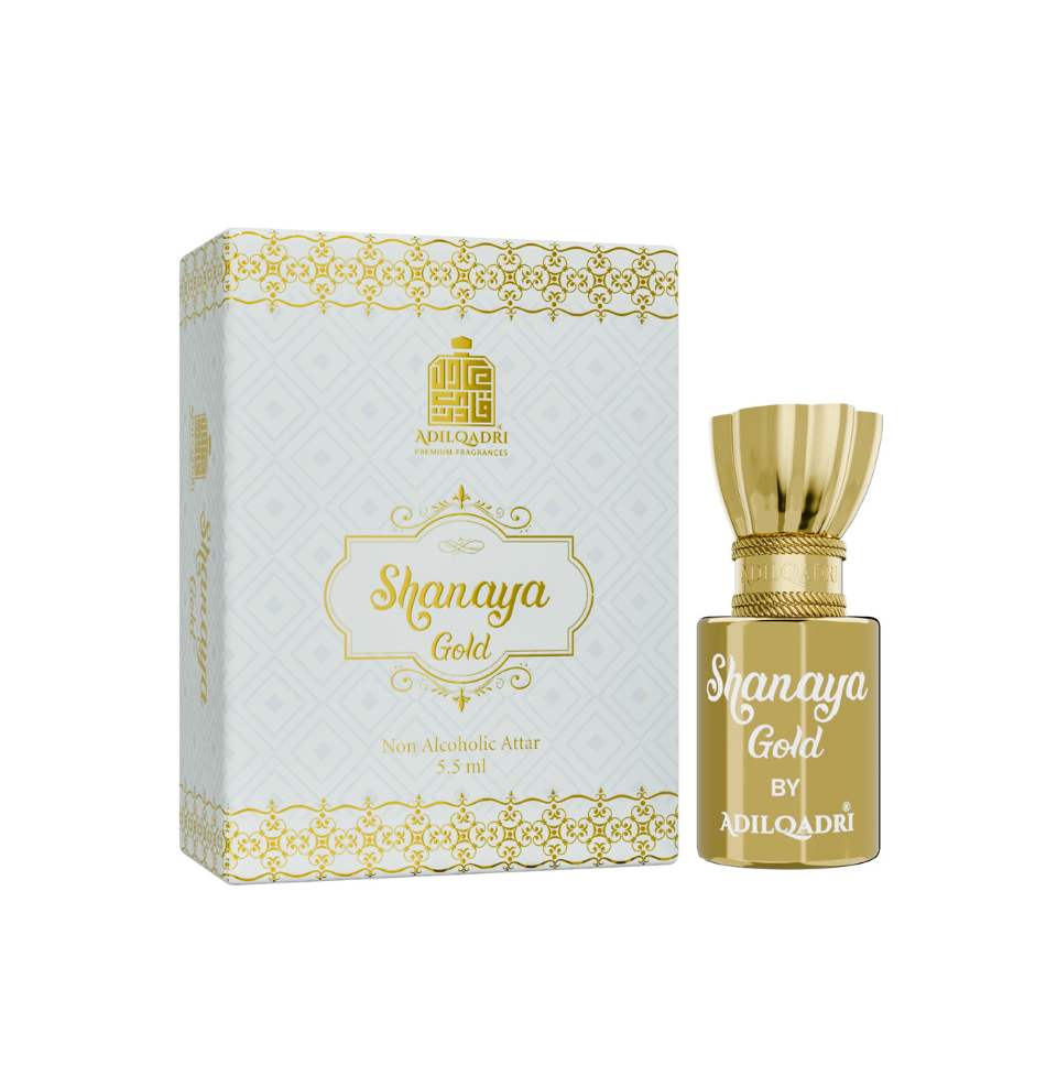 Adilqadri Shanaya Gold Concentrated Perfume Oil (Attar) 5.5ml For Man & Woman