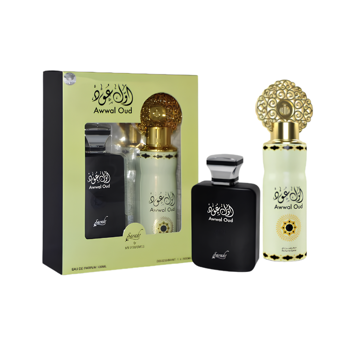Gift Set Of Arabiyat Awwal Oud (100ML EDP + 200ML Deo ) for Men & Women