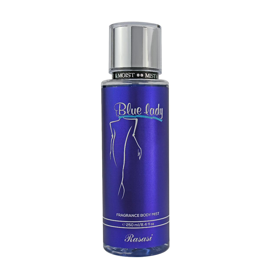Rasasi Blue Lady Fragrance Body Mist 250ml For Women Perfume Palace