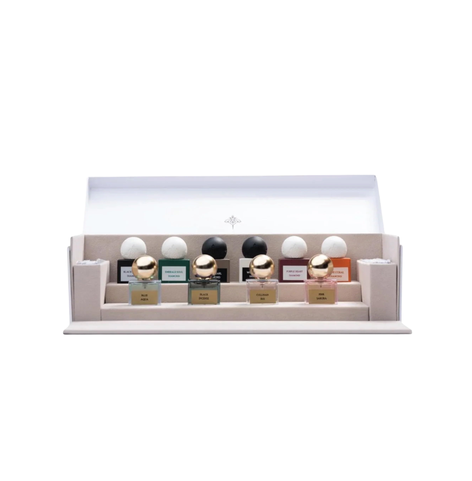 Discovery Set Of Ibraheem Al Qurashi Diamond Collection Eau De Parfum 10mlx10 For Man