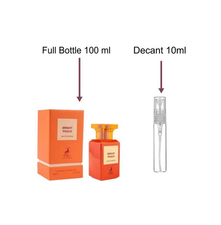 Decant/Sample Of Maison Alhambra Bright Peach Eau De Parfum 10ml For Men & Women
