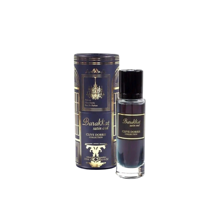 Fragrance World Clive Dorris Collection Barakkat Satin Oud Eau De Parfum 30ml For Men & Women