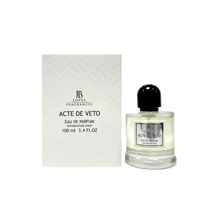 JB Loves Fragances Acte De Veto Eau De Parfum 100ml For Men & Women
