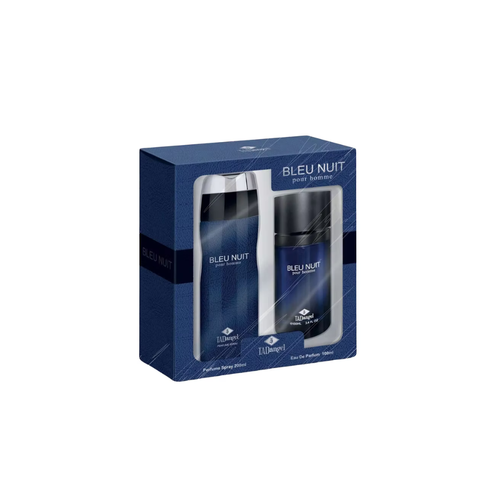 Gift Set Of Tad Angel Bleu Nuit Eau De Parfum For Men & Women