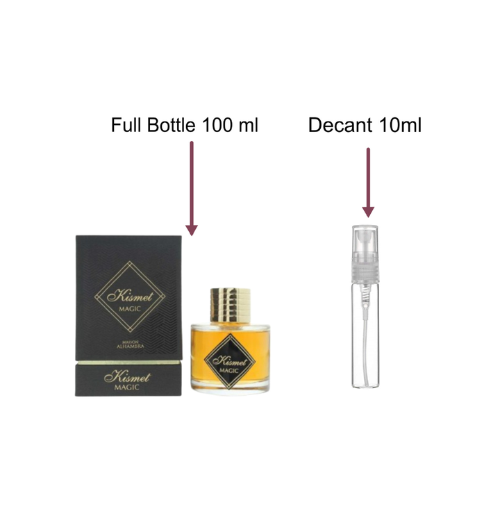 Decant/Sample Of Maison Alhambra Kismet Magic Eau De Parfum for Men & Women 10ml
