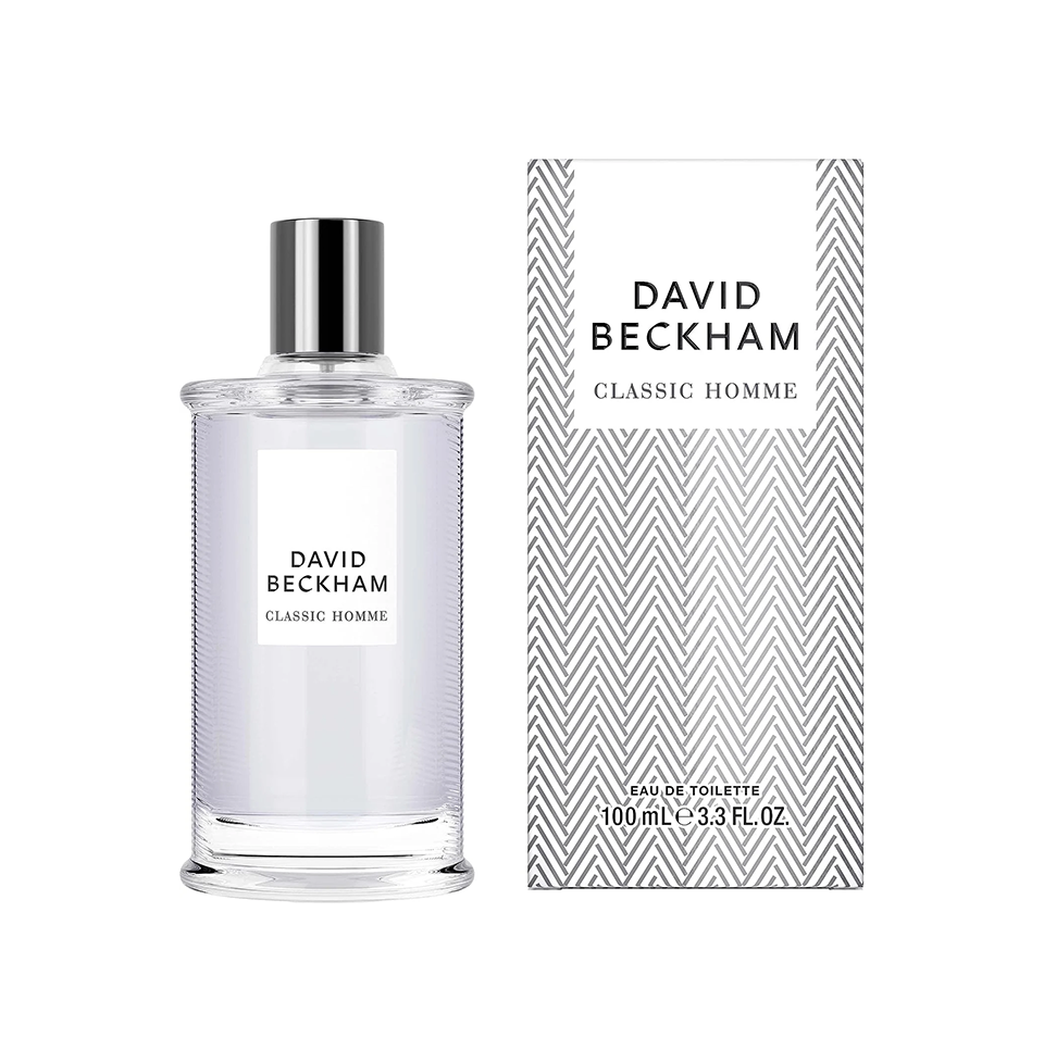 David Beckham Classic Homme White Eau de Toilette Perfume 100ml For Men