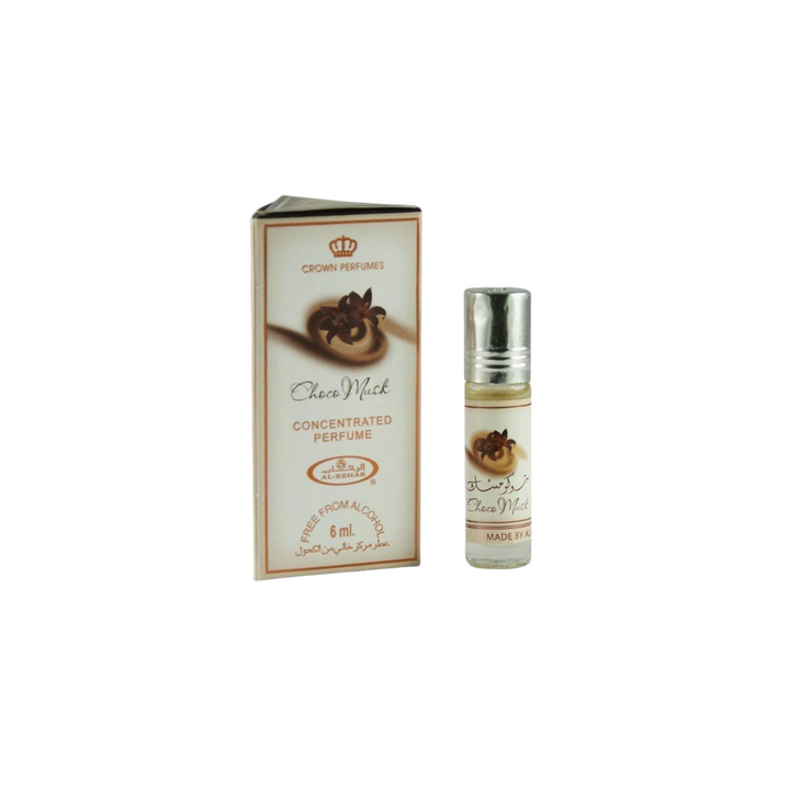 Al Rehab Choco Musk Concentrated Perfume Oil (Attar) 6ml for Men & Women