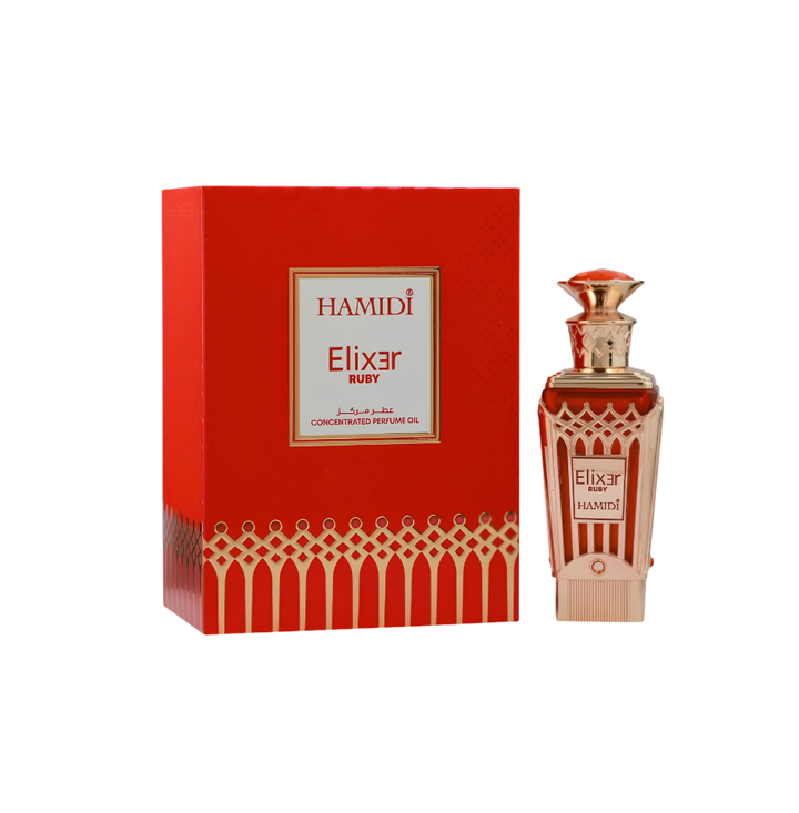Hamidi Elixir Ruby Concentrated Perfume Oil ( Attar ) 20ml For Man & Woman