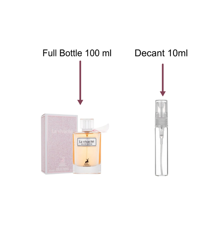 Decant/Sample Of Maison Alhambra La Vivacite (La Vita Bella) Eau De Parfum 10ML For Women