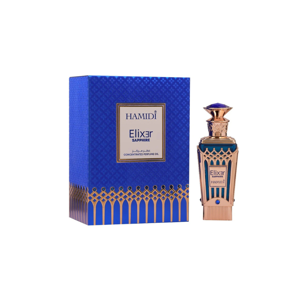 Hamidi Elixir Sapphire Concentrated Perfume Oil ( Attar ) 20ml For Man & Woman