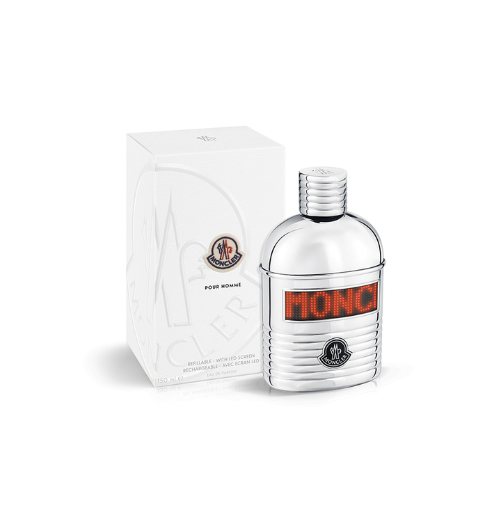 Moncler Pour Homme Eau De Parfum for Men 150ml With LED Screen