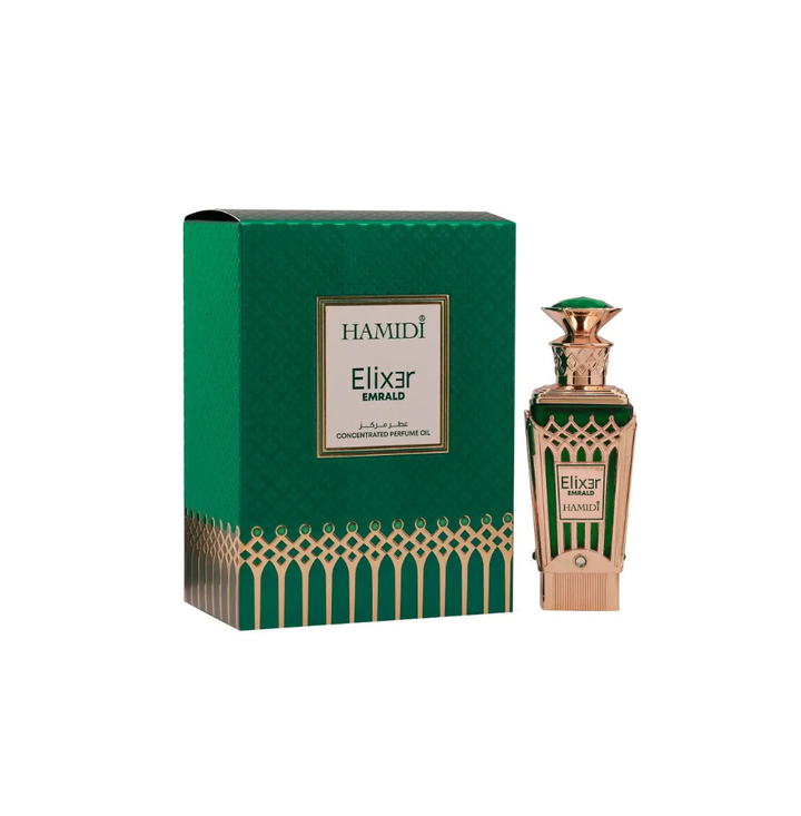 Hamidi Elixir Emrald Concentrated Perfume Oil ( Attar ) 20ml For Man & Woman