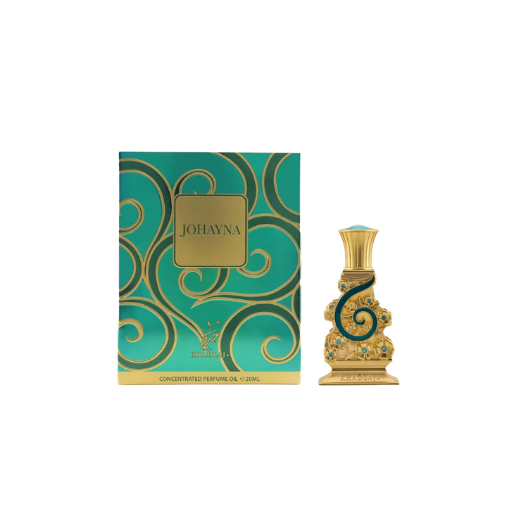 Khadlaj Johayna Green Concentrated Perfume Oil (Attar) 20ml For Woman