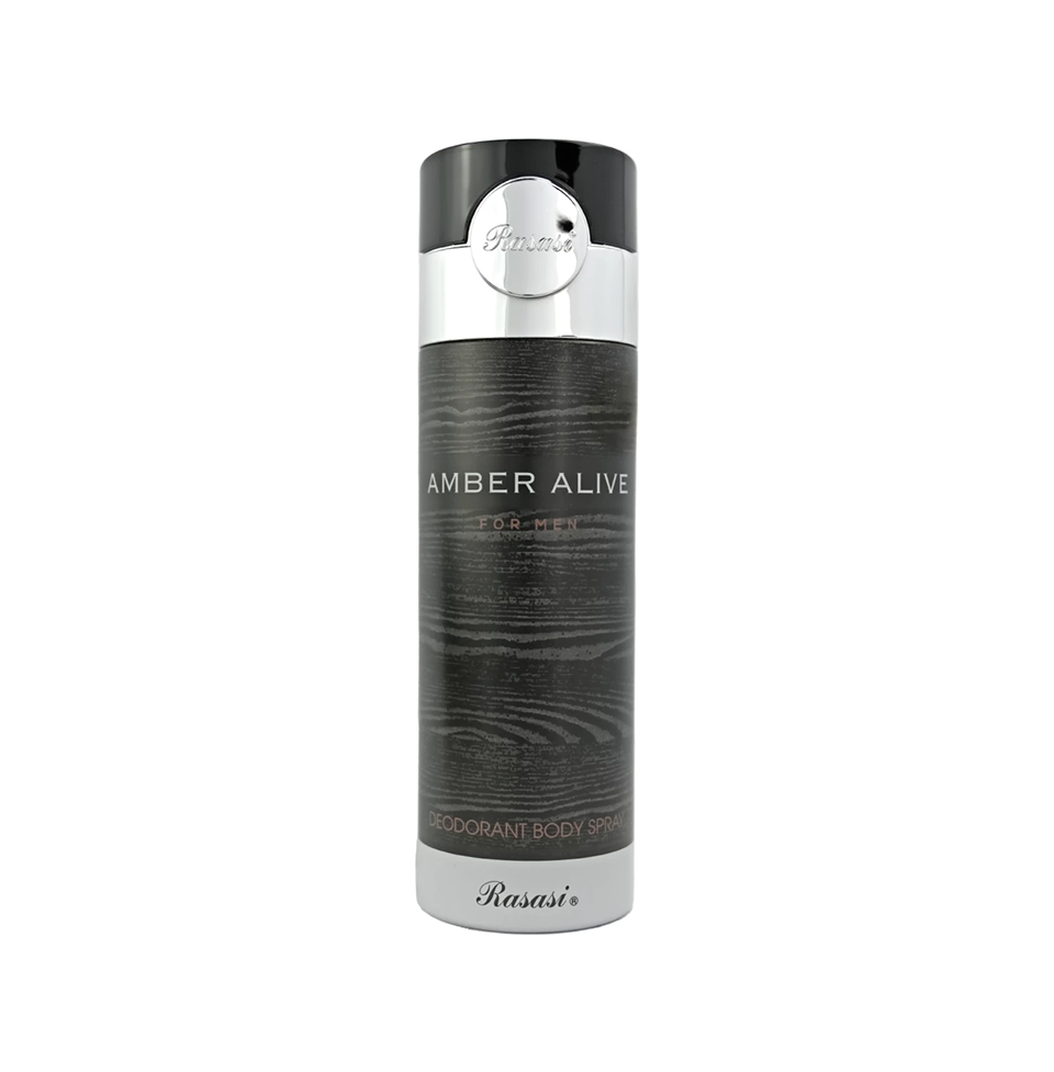 Rasasi Amber Alive Deodorant Body Spray 200ml For Man