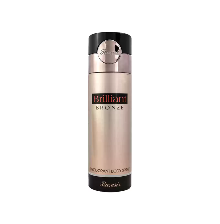 Rasasi Brilliant Bronze Deodorant Body Spray 200ml For Man & Women