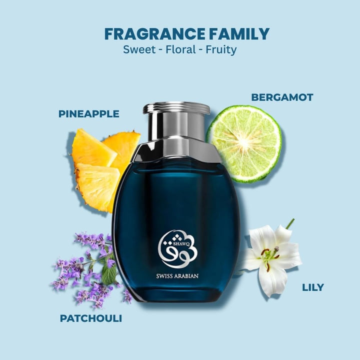 Swiss Arabian Shawq Eau De Parfum 100ml For Man