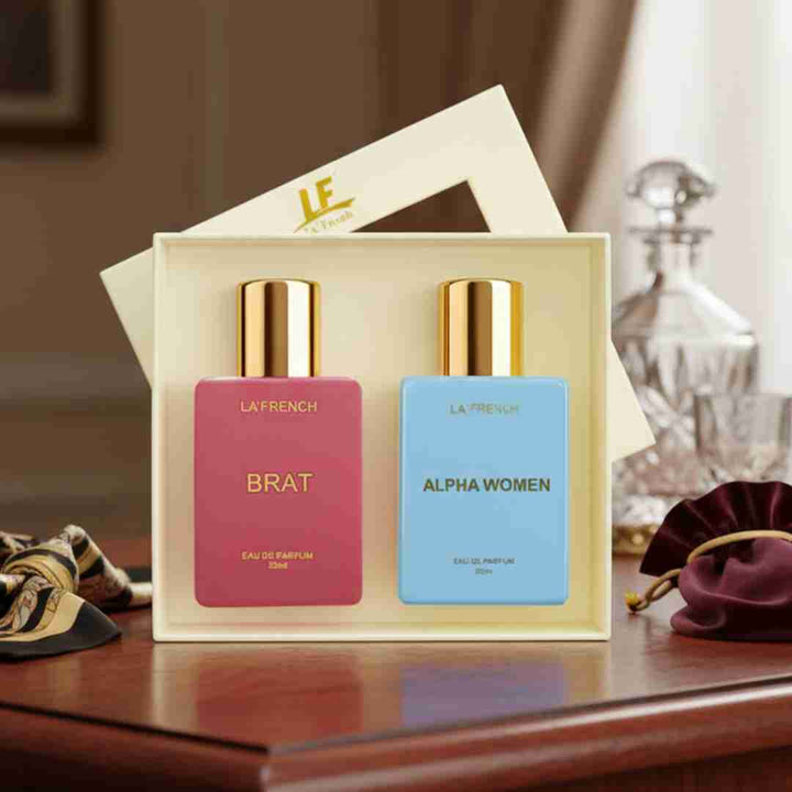 Gift Set La French Brat & Alpha Women Eau De Parfum 50ml For Men & Women