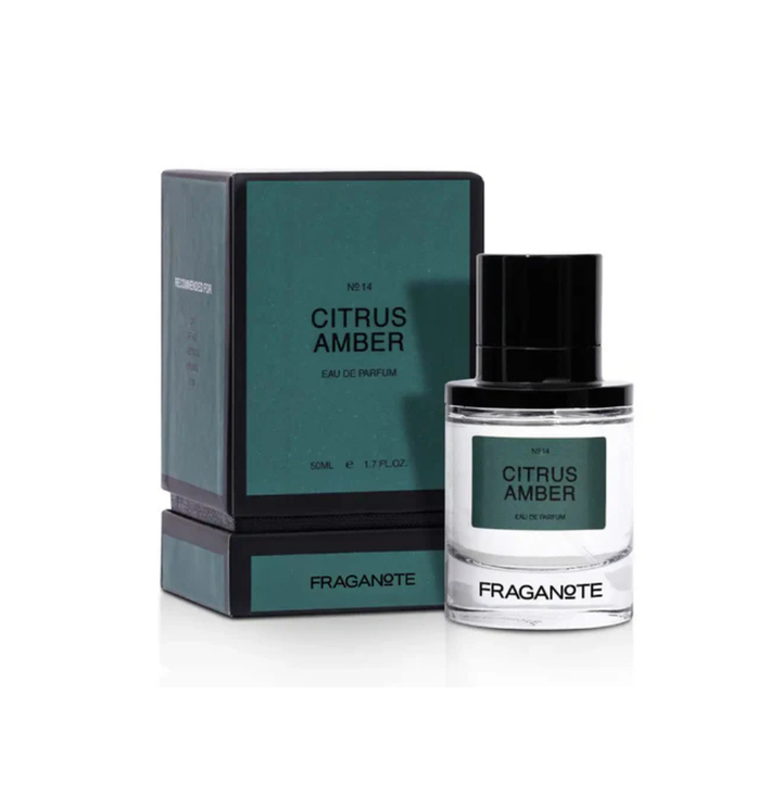 Fraganote NO 14 Citrus Amber Eau De Parfum 50ml For Men & Women