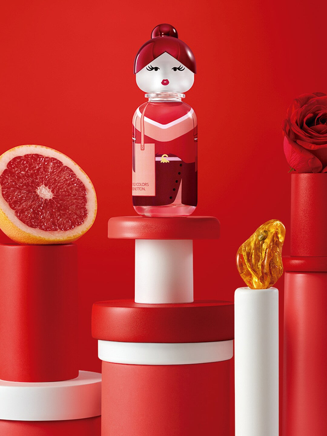 United Colors of Benetton Sisterland Red Rose Eau De Toilette 80ml For Woman