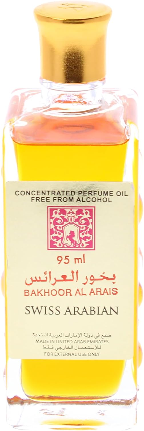 Swiss Arabian Bakhoor Al Arais Concentrated Perfume Oil (Attar) 95ml For Man & Woman