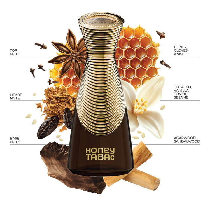 Parisbelle Honey Tabac Extrait De Parfum 100ml For Man & Woman