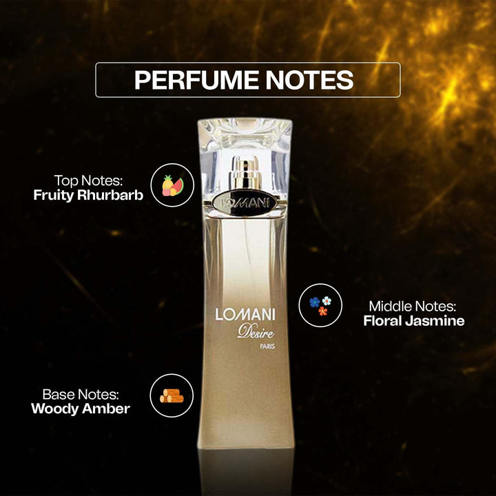 Lomani Desires Eau De Parfum 100ml For Men & Women