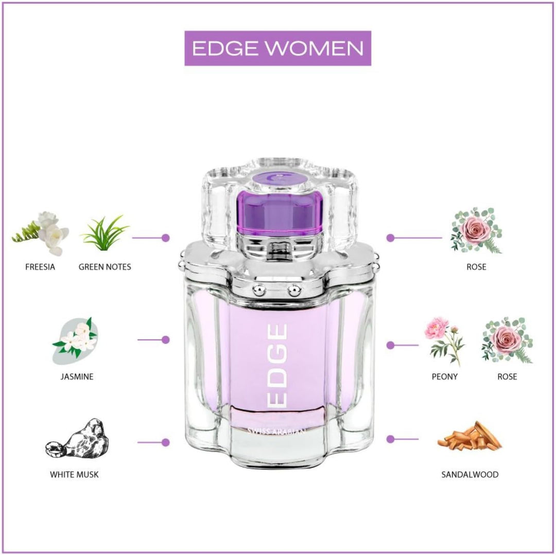 Swiss Arabian Edge Eau De Parfum 100ml For Women