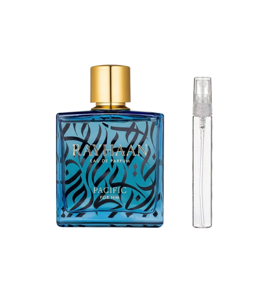 Decant/Sample Of Rayhaan Pacific Eau De Parfum 10ml For Man