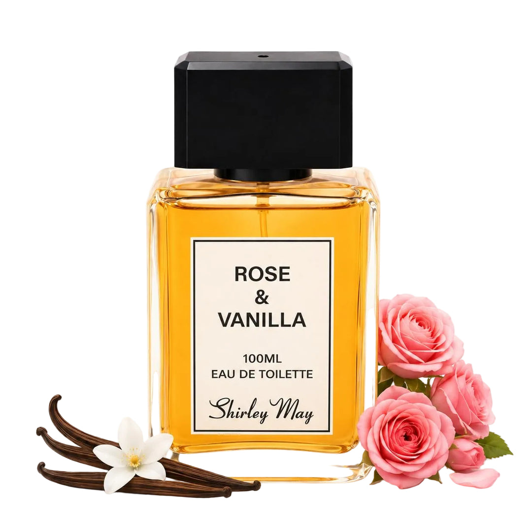 Shirley May Rose & Vanilla Eau de Toilette 100 ml For Men & Women