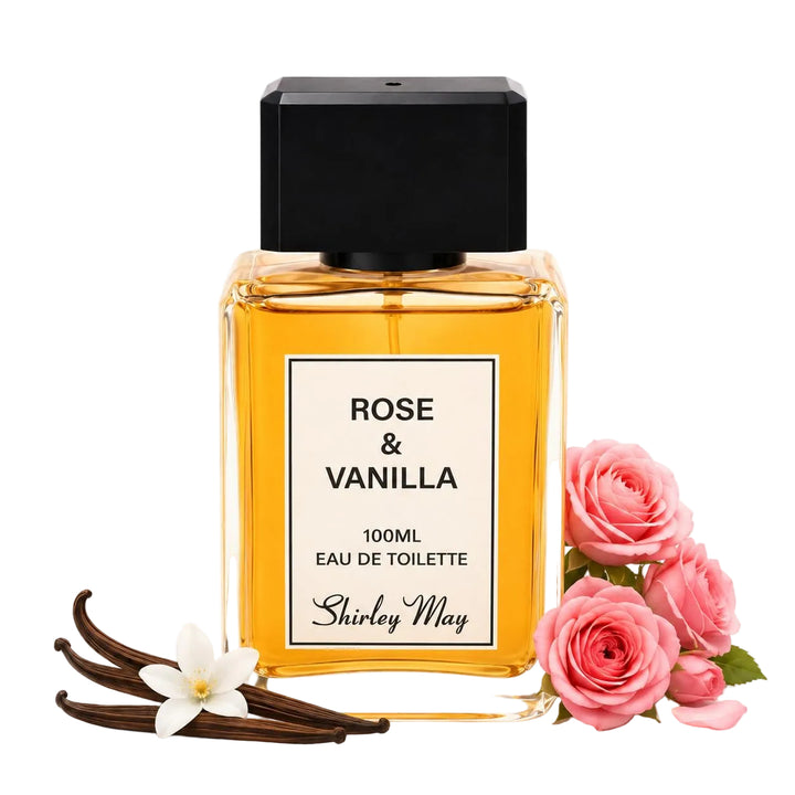 Shirley May Rose & Vanilla Eau de Toilette 100 ml For Men & Women