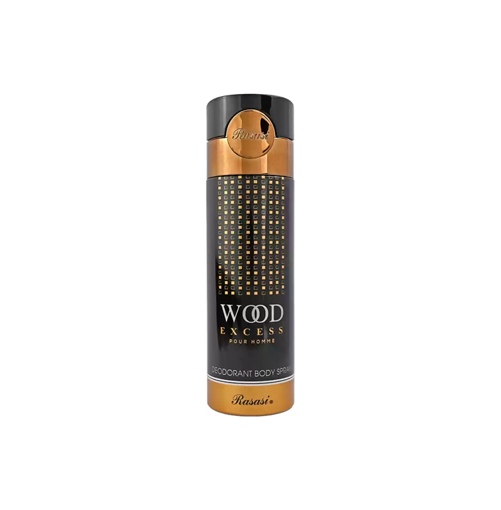 Rasasi Wood Excess Pour Homme Deodorant Body Spray 200ml For Men