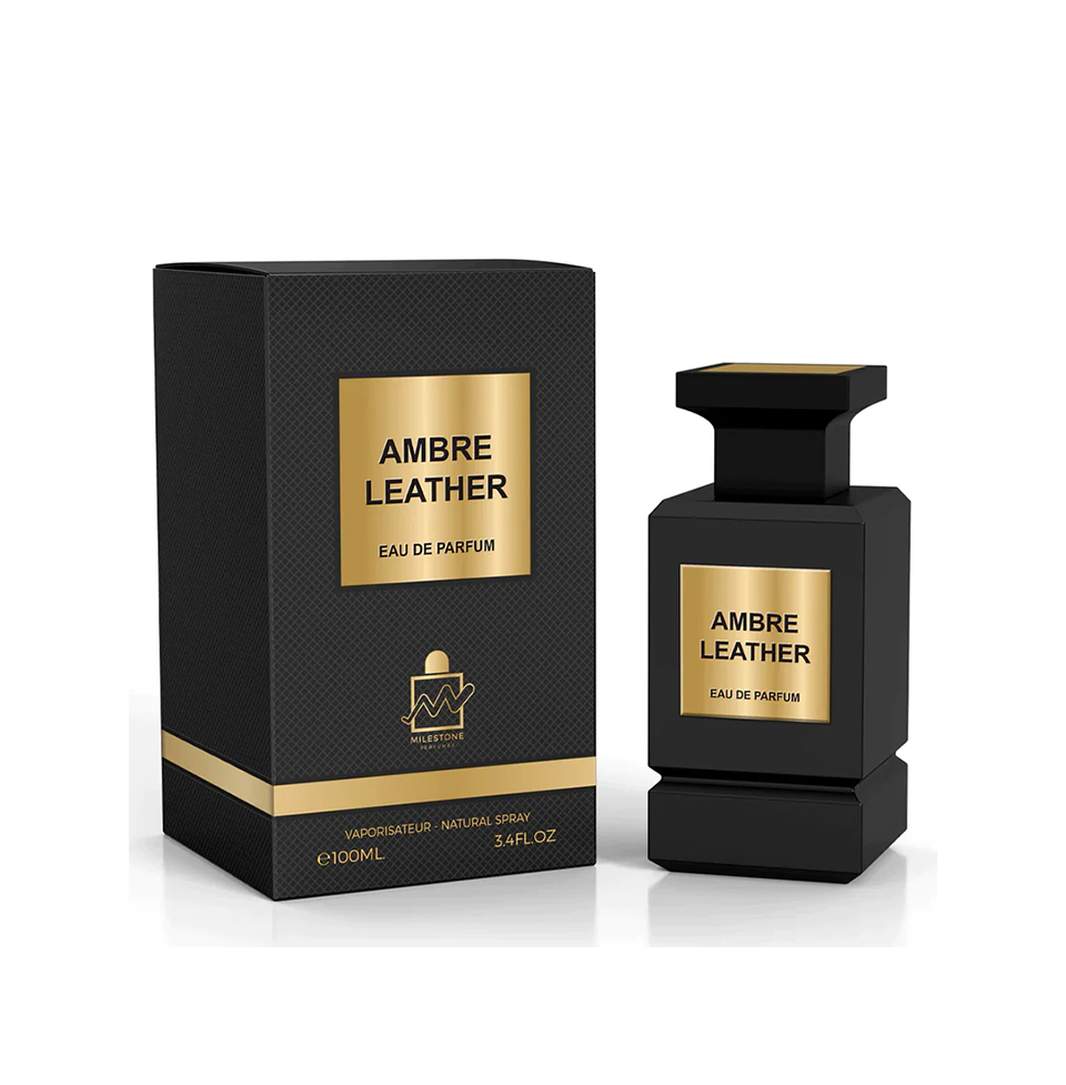 Milestone Ambre Leather Eau De Parfum 100ml For Men