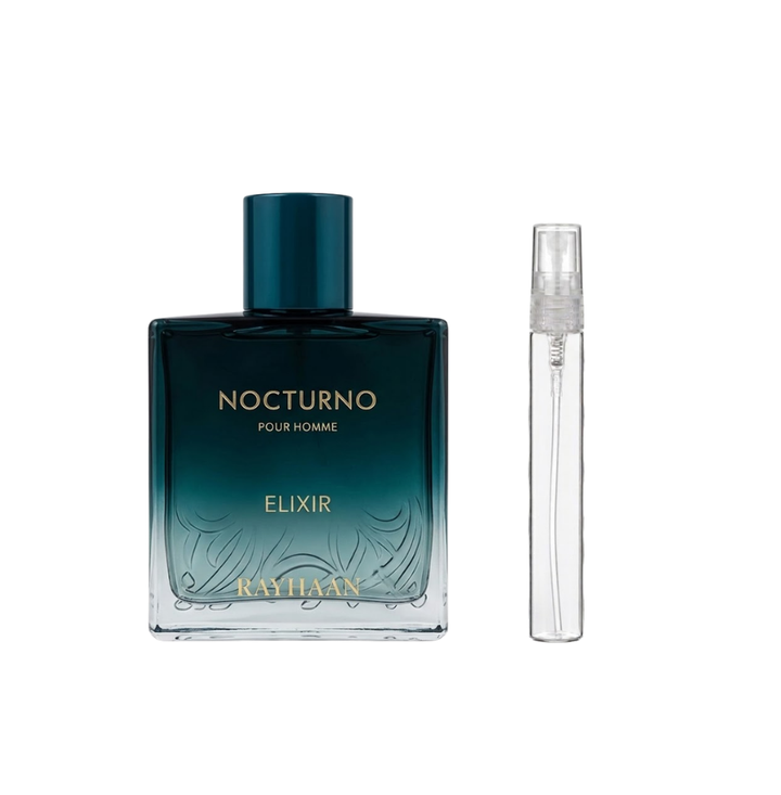 Decant/Sample Of Rayhaan Nocturno Elixir Pour Homme 10ml For Men