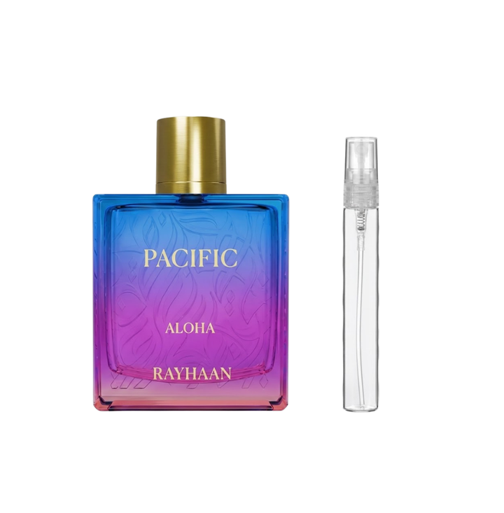 Decant/Sample Of Rayhaan Pacific Aloha Eau De Parfum 10ml For Man