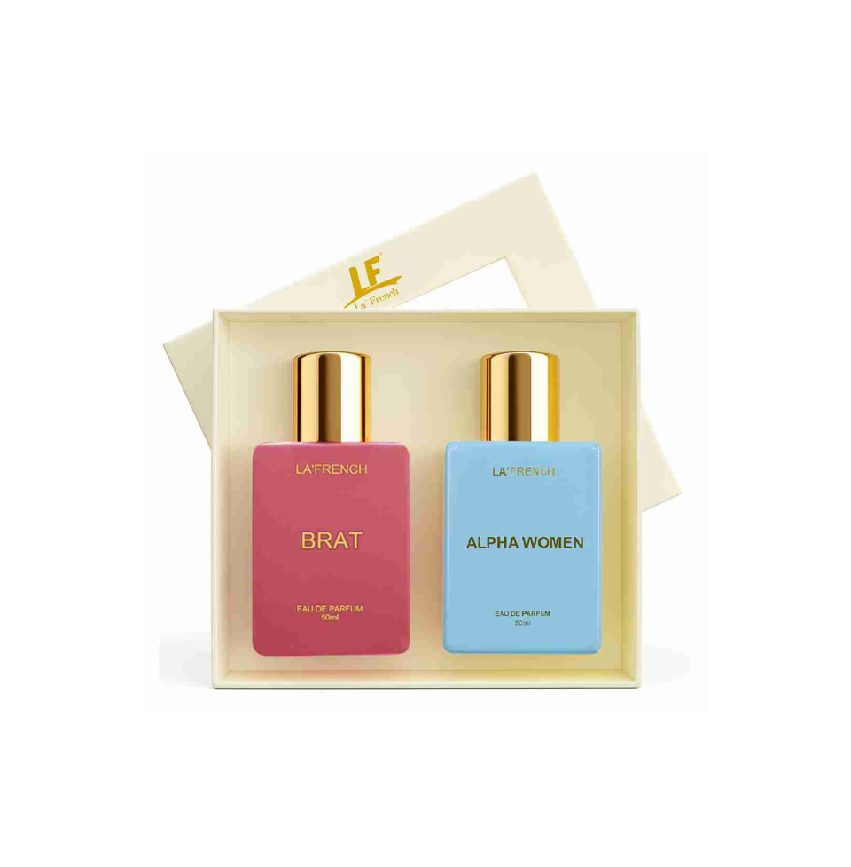 Gift Set La French Brat & Alpha Women Eau De Parfum 50ml For Men & Women