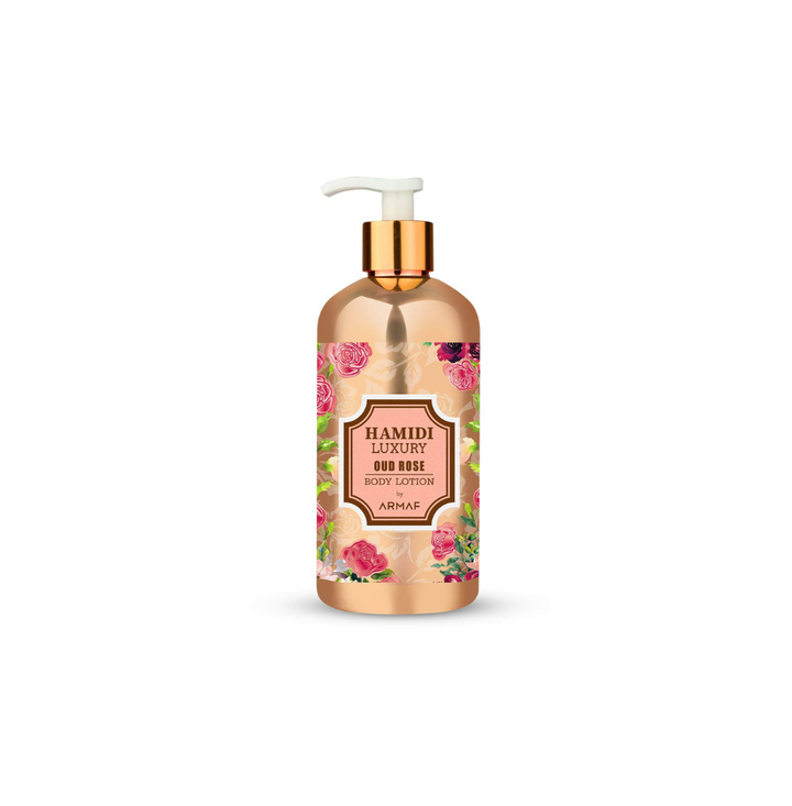 Hamidi Luxury Oud Rose Body Lotion 500ml For Men & Women