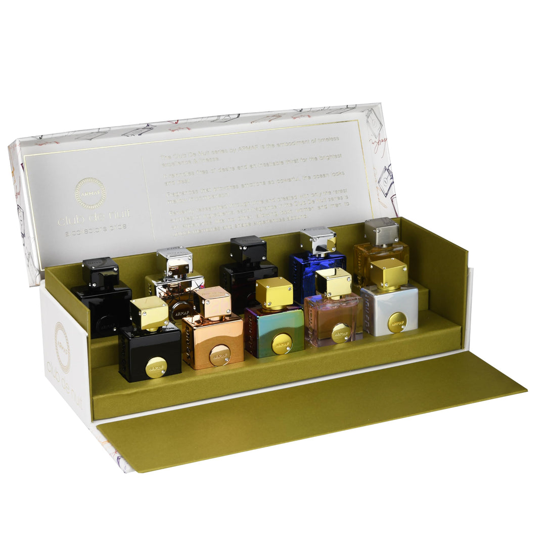 Discovery Set Of Armaf Club De Nuit Series 5mlx10 For Man & Woman