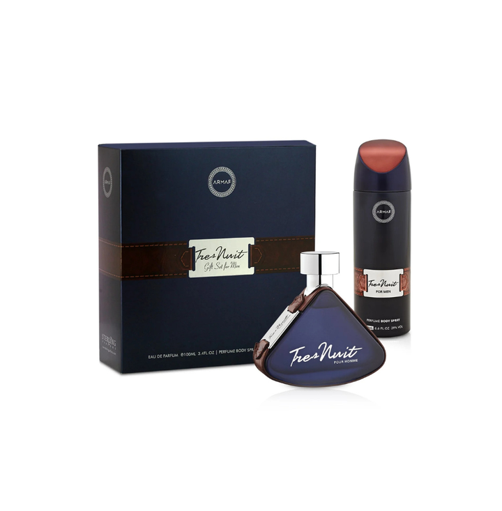 Gift Set Of Armaf Tres Nuit Eau De Parfum + Deodorant For Man