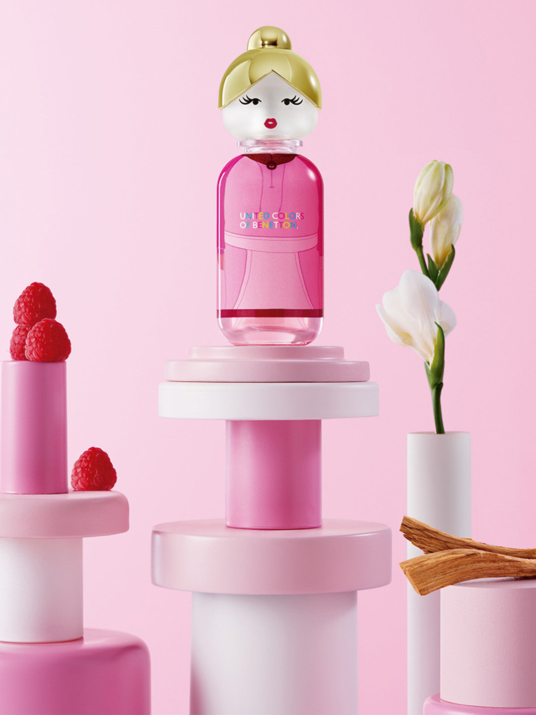 United Colors of Benetton Sisterland Pink Raspberry Eau De Toilette 80ml For Woman